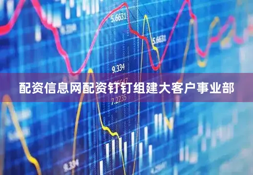配资信息网配资钉钉组建大客户事业部