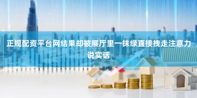正规配资平台网结果却被展厅里一抹绿直接拽走注意力说实话